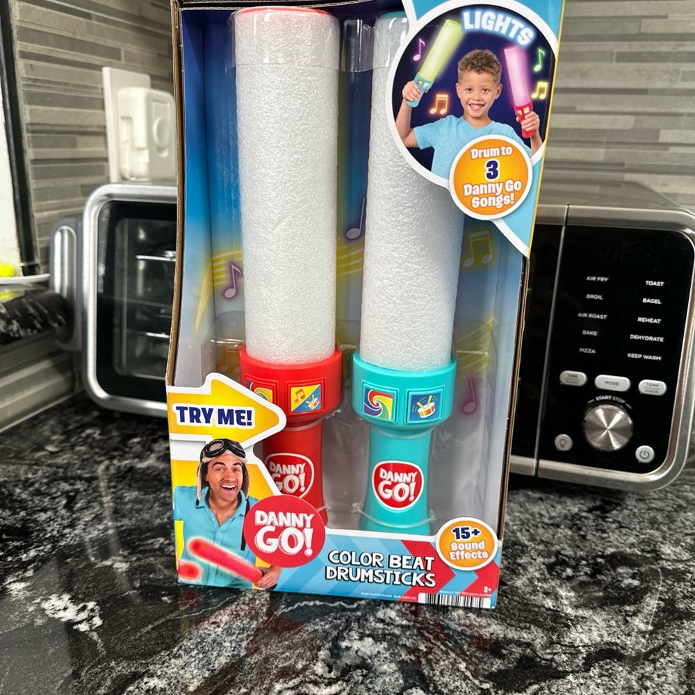 Color Beat Drumsticks - Red & Teal